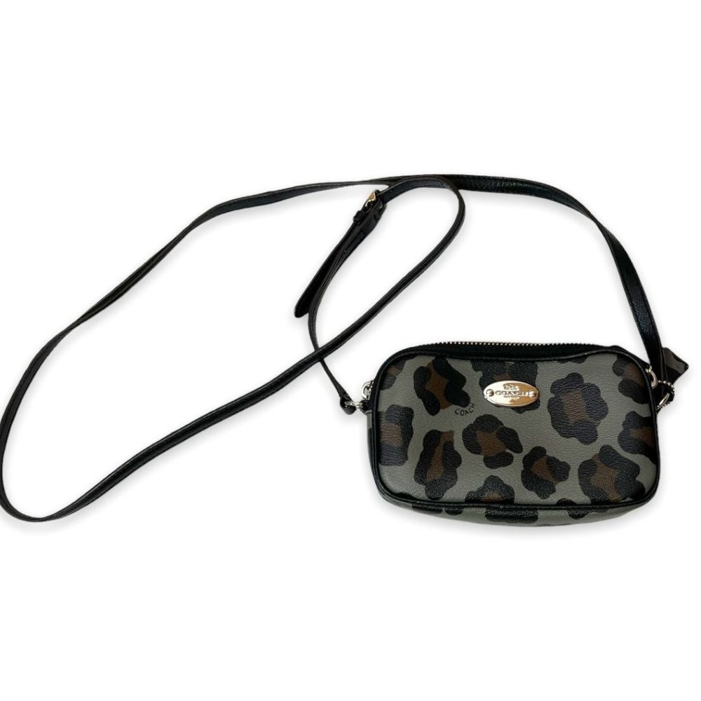 Coach Black and Brown Crossbody Bag